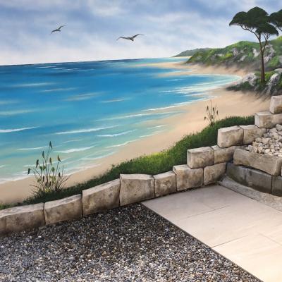 Fassade Toskana Landschaft 11