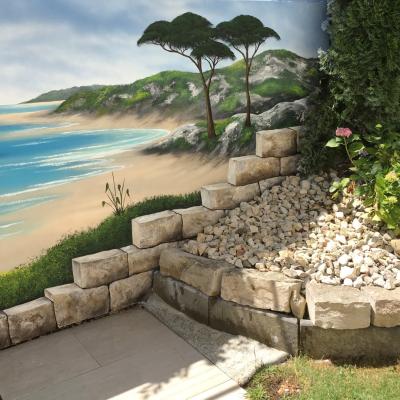 Fassade Toskana Landschaft 21