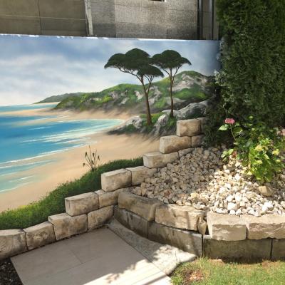 Fassade Toskana Landschaft2