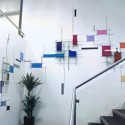 Treppenhaus Kunstwerk Aus Glas2
